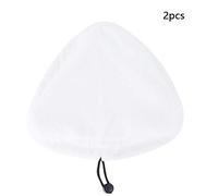 Cuscinetti di ricambio a vapore MOP tessuto in fibra lavabile di alta qualità Assorbente durevole per la roccia a vapore di squalo H20 X5 S302 S001 Home Office White 2pcs 11.0x8.7