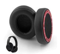 Cuscinetti di ricambio compatibili con Beats Studio 3, Studio 2, in pelle proteica, Memory Foam, Noise Canceling, Over-Ear, 1 paio, colore: Nero
