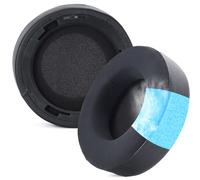 INF 2 cuscinetti di ricambio compatibili con Corsair Virtuoso PRO Wired, in pelle PU e rete, nero, 10,2 x 10,2 cm
