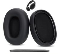 Cuscinetti di ricambio compatibili con cuffie Bluetooth Skullcandy Hesh 540 Wireless Over-Ear. Cuscinetti auricolari con morbida pelle proteica, schiuma per isolamento acustico, colore nero.