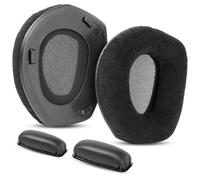 Cuscinetti di ricambio compatibili con cuffie Sennheiser HDR165 HDR175 RS165 RS175 (velluto + fascia)