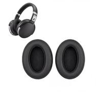 Cuscinetti di ricambio compatibili con Sennheiser HD 4.50bt/HD 4.50btnc/Hd4.50se/Hd4.40bt/Hd4.30g/Hd4.20s/Hd458bt/HD 450/Hd450bt/Hd400s/Hd350bt, tessuto morbido. &morbida pelle proteica. nero