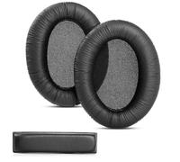 Cuscinetti di ricambio cuffie compatibili con Sennheiser HD206 HD201 HD 206 HD201S HD180 (cuscinetti + fascia per la testa)