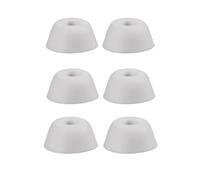 Cuscinetti di ricambio in memory foam per auricolari Sennheiser Momentum 3 3.0, accessori per tappi per le orecchie grandi, medi e piccoli, 4 paia, colore bianco, S