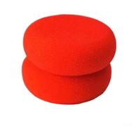 Cuscinetti di ricambio in memory foam per cuffie per KOSS Porta Pro KSC75, per un ascolto confortevole (rosso)