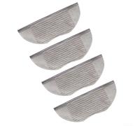 Cuscinetti di ricambio in microfibra per Medion per X40 per robot aspirapolvere SW (MD 20040), confezione da 4, grigio