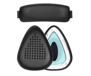 Cuscinetti di ricambio in schiuma per cuffie compatibili con cuffie Razer Meka D.VA Edition, paraorecchie con cuscino in spugna