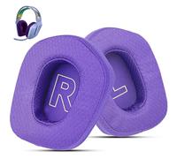 Cuscinetti di ricambio in tessuto per le cuffie da gioco Logitech G733, compatibili anche con le cuffie wireless Logitech G335/G535. Caratterizzati da un design rinforzato per un comfort migliorato