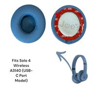 Cuscinetti Di Ricambio Per Beats Solo 4 Wireless A3140 Slate Blue
