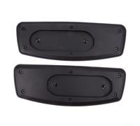 Cuscinetti di ricambio per braccioli per sedie da ufficio, in plastica robusta, il design antiscivolo garantisce una vestibilità sicura e protegge i braccioli della sedia dai graffi (lati fissi)