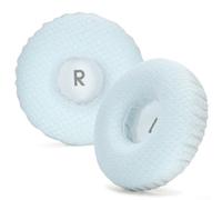 Cuscinetti di ricambio per cuffie compatibili con jbl JR300BT 310BT, cuscinetti in schiuma per isolamento acustico in ecopelle per un suono migliore (bianco)