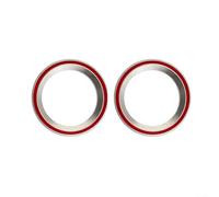 Cuscinetti di ricambio per cuffie da bicicletta, 40 x 52 x 8 mm, con cuscinetti a sfera in acciaio e copertura di tenuta in gomma, per una guida fluida e silenziosa, 2 pezzi