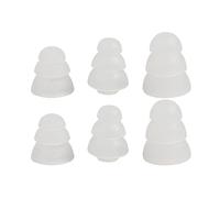 Cuscinetti di ricambio per cuffie in-ear con tripla flangia, foro interno di circa 4,0 mm