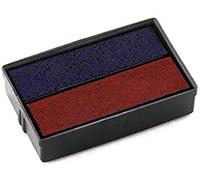 Cuscinetti di ricambio per datario con testo S160/L Colop - blu/rosso - e10.bic.bls (conf.2)