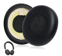 Cuscinetti di ricambio per Jabra Elite 45h 65/Evolve2 40/Elite, per Cuffie Evolve2 MS UC, Parti per Cuffie in Spugna Memory,Cuscinetti Auricolari con Morbida Pelle Proteica(Nero)
