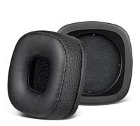 Cuscinetti di ricambio per Marshall Major 1/2/3/4/5 Bluetooth Cuscinetti neri Pelle proteica Memory foam 1 paio, cuffie marshall, marshall cuffie, marshall major 4