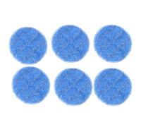 Cuscinetti di Ricambio per Mocio Elettrico Dyson Mop Pads 6 Pz. | Ø15 cm in Microfibra Blu, Compatibile con Dyson V7 V8 V10 V11 V15 | Tamponi Lavabili, Riutilizzabili per Legno, Piastrelle, Laminato