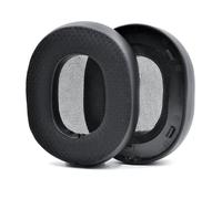 INF 2 cuscinetti di ricambio per cuffie Plantronics Rig 500PRO, in pelle PU e memory foam, nero, 9,8 x 8 cm