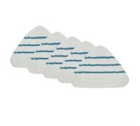 Cuscinetti di ricambio per pulitori a vapore True&Tidy STM-500 e STM-700A, design triangolare in microfibra per una maggiore utilità di pulizia
