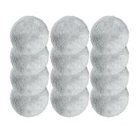 Cuscinetti di ricambio per robot per la pulizia dei vetri Liectroux YW610 HCR-10 HCR-09, set da 12 pezzi in microfibra per una manutenzione efficiente e accurata dei vetri