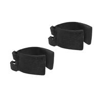Cuscinetti di ricambio per stampelle, colore nero, design avvolgente SBR | Set di coppia per avambraccio più morbido e uso quotidiano