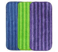 Cuscinetti di ricambio riutilizzabili in microfibra per Swiffer per mocio WetJet per una pulizia efficace di piastrelle in legno e pavimenti in pietra (confezione da 3)