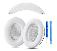 Cuscinetti E Cuscinetto Compatibili Con Le Cuffie Bose QC35 E QC35 II Bianchi