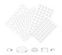 Cuscinetti elastici trasparenti, autoadesivi, 326 pezzi, in silicone, per ammortizzare il rumore, per evitare scivolamenti e graffi