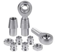 Cuscinetti estremità snodo giunti - Kit cuscinetto sferico per carichi pesanti per il controllo del collegamento meccanico | Costruzione in acciaio con design filettato di precisione, parti del connet