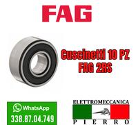 Cuscinetti FAG 10 Pz Da 6300 A 6312 Schermatura 2Z 2RS Tolleranza Standard o C3