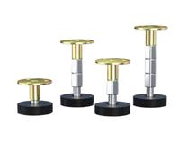 Cuscinetti for gambe regolabili for mobili in metallo Confezione da 12 supporti telescopici autoadesivi Stabilizzatori parete Tappo for telaio del letto anti-tremore(S)