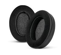 Cuscinetti ibridi spessi per cuffie Sennheiser HD600, HD650, HD660S, HD525, HD535, HD545 e Massdrop HD58X, HD6XX, in memory foam con velluto e pelle PU