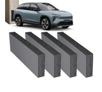 Cuscinetti impermeabili autoadesivi della schiuma spessa della protezione | Protezioni paraurti auto garage 4 pezzi per gesso, legno, metallo, cartongesso, pietra, parcheggio, palestra, palo angolare
