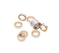 Cuscinetti in acciaio inossidabile e ceramica 10 pezzi 10x15x4 6700 2RS CB ABEC7 Cuscinetto a sfere ibrido in ceramica in acciaio inossidabile