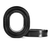 Cuscinetti in gel refrigerante compatibili con David Clark, confezione da 2 pezzi, in TPU + gel memory foam, nero, 10,5 cm x 8,5 cm x 2,2 cm