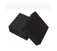 Cuscinetti in gomma 100 mm × 100 mm, spessore 12 mm-50 mm, cuscinetti antiscivolo e ammortizzanti for mobili, macchinari, progetti fai da te, 2 pezzi(50mm)