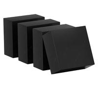Cuscinetti in gomma 120 mm × 120 mm spessore 12 mm-50 mm cuscinetti antiscivolo e ammortizzanti for mobili, macchinari, progetti fai da te 4 pezzi, 50 mm(30mm)