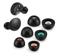 Cuscinetti in memory foam per Samsung Galaxy Buds 2 / Plus, nessun dolore alle orecchie in silicone, gommini di ricambio antiscivolo, adatti alla custodia di ricarica, riducono il rumore, 3 paia