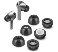 Cuscinetti in memory foam per Samsung Galaxy Buds 3 Pro, nessun dolore alle orecchie in silicone, cuscinetti di ricambio antiscivolo con rete antipolvere, si adattano alla custodia di ricarica