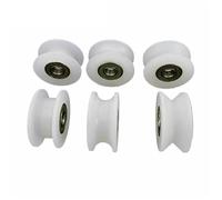 Cuscinetti in nylon Pulegge a rulli tipo UVH for applicazioni industriali fai da te Multipl(Black,2Pcs)