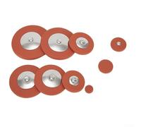 Cuscinetti in pelle per sassofono tenore, parti di ricambio per legni, 25 pz/set, marrone, nero, bianco (marrone)
