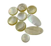 Cuscinetti in polistirolo a cambio rapido per ridurre le perdite d'aria e un gioco confortevole Global Saxophone Muscovite Button Covers installazione flessibile