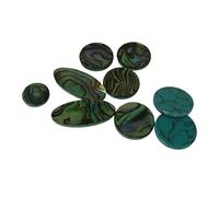 Cuscinetti in polistirolo a cambio rapido per ridurre le perdite d'aria e un gioco confortevole Global Saxophone Muscovite Button Covers installazione flessibile