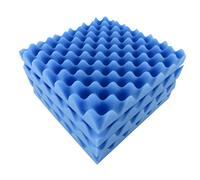 Cuscinetti in Schiuma per Uova da 12 Pezzi Schiume Ecologiche Pannelli Fonoassorbenti Riduzione del Rumore Pareti Ignifughe Fogli per Cuscini Fonoassorbenti per Porte (BLUE)