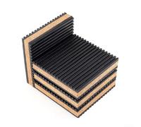 Cuscinetti in sughero composito in gomma per assorbimento degli urti e riduzione del rumore, confezione da 4 tappetini antiscivolo per lavatrici, asciugatrici, tapis roulant e attrezzature industriali