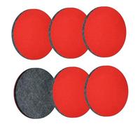 Cuscinetti lucidanti da 125 mm, 6 pezzi, lavabili con levigatrice orbitale Bosch, in feltro per lucidatura, per auto, pavimenti in sughero