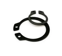 Cuscinetti, M3 a M40 Acciaio inossidabile 304 Nero 65mn 3-40mm Albero C Tipo Anello elastico esterno Cuscinetto Clip di fissaggio Anello elastico,Compatibilità versatile(Black 65mn steel,M24 10pcs)
