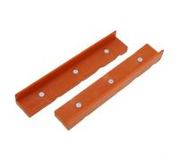 Cuscinetti magnetici per morsa in gomma morbida, per macchine utensili da banco per la lavorazione dei metalli, cuscinetti per morsa per fresa, accessori di protezione per trapano, inserti morbidi