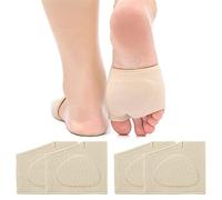 Cuscinetti Metatarsali, 2 Paia Cuscinetti dell'avampiede, Confortevole con Tessuto Lycra Traspirante Morbido, Ideale per Piedi Vesciche, Neuroma di Morton, Dolore all'avampiede, Unisex, L (EU 35-40)