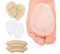 Cuscinetti Metatarsali Donna, 2 Paia Cuscinetti Dell'Avampiede, 1 Coppia Cuscinetto Per Tallone, Gel Metatarsal Pads Comfort, Cuscinetti Avampiedi, Metatarsal Pads Con Funzione Massaggio